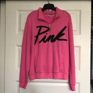 Victoria Secret PINK Half Zip Pullover